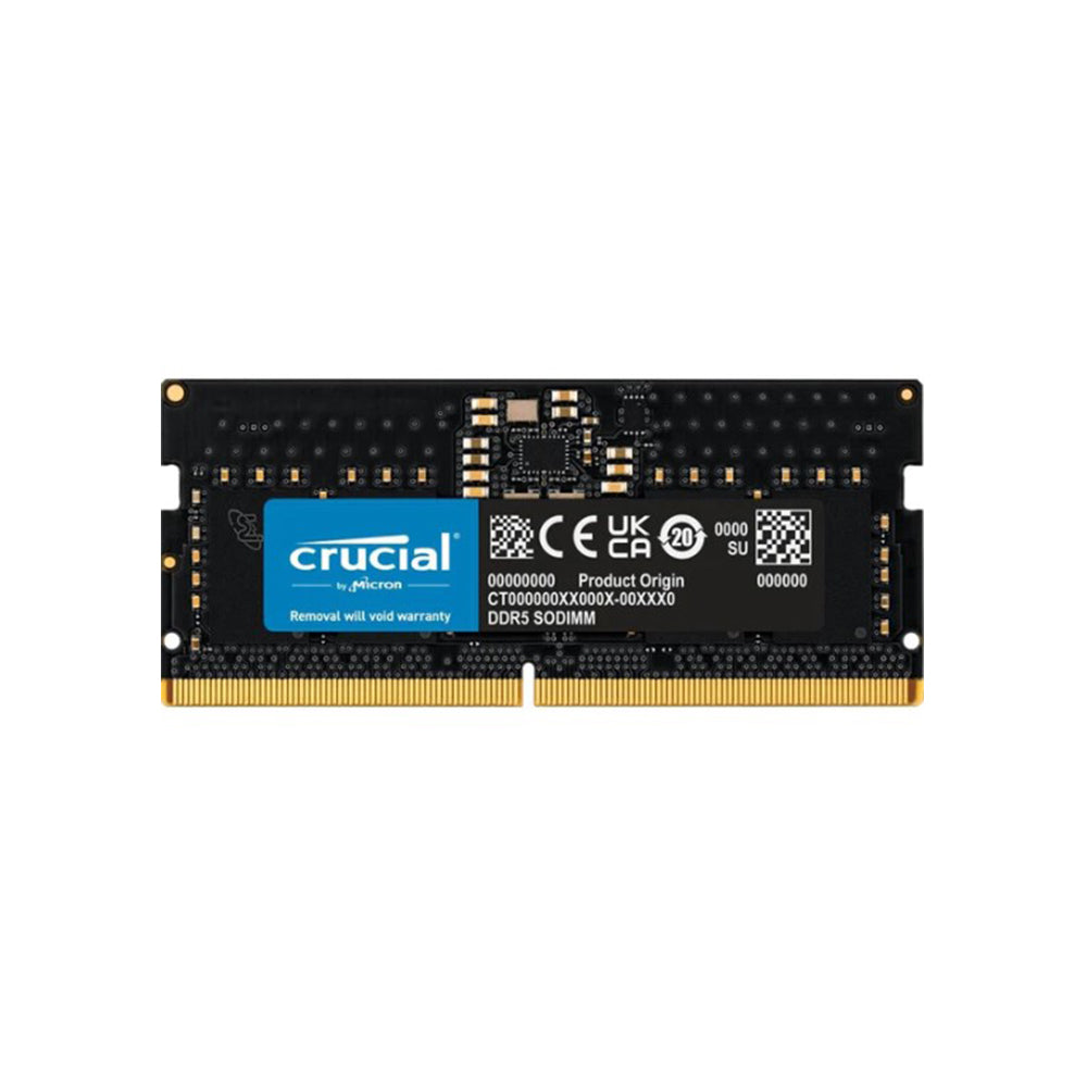 CRUCIAL RAM DDR5 8GB NB 4800 SODIMM - CT8G48C40S5
