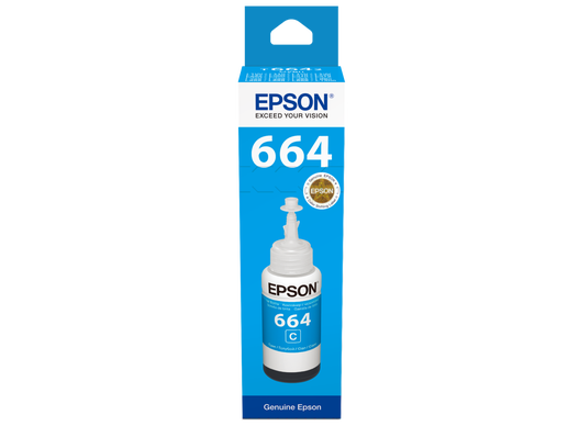 Epson T6642 Cyan 70ml Ink Cartridge - 6500 Pages Yield