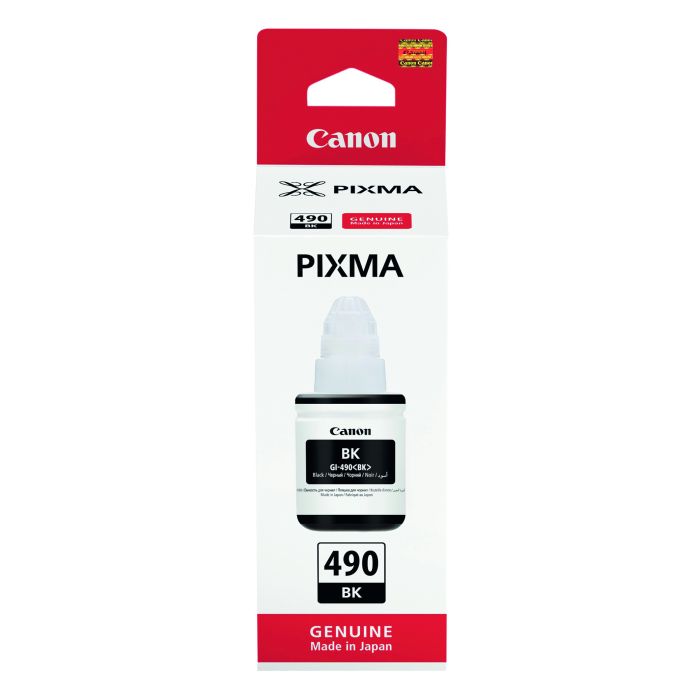 Canon GI-490 Black 135ml Ink Bottle - GI-490BK