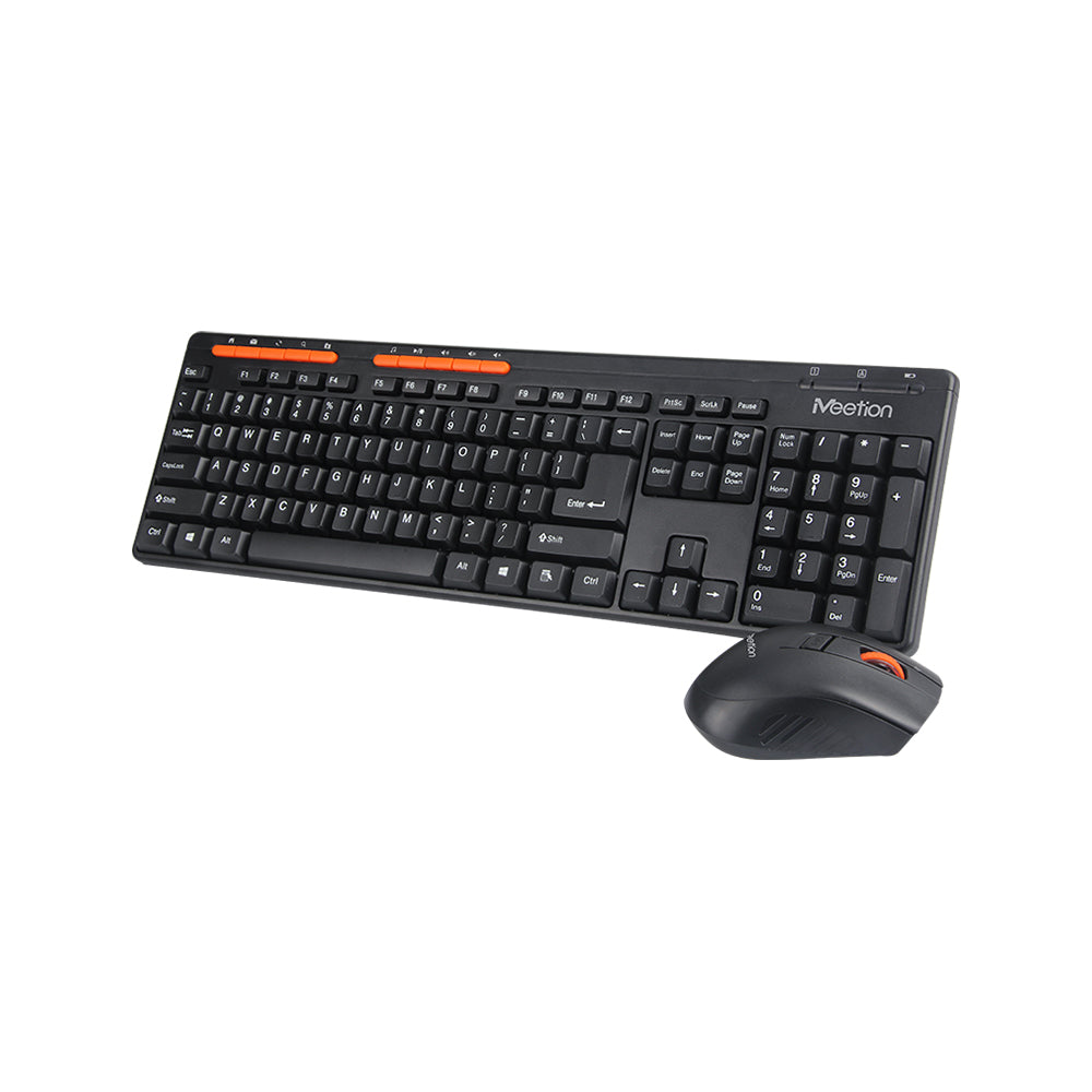 Meetion 2.4G Wireless Keyboard and Mouse Combo Retailer MT-4100