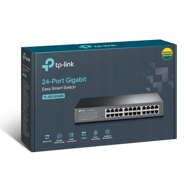 TP-LINK TL-SG1024DE 24-Port Managed Gigabit Switch: Enhanced Performance for SMB Networks