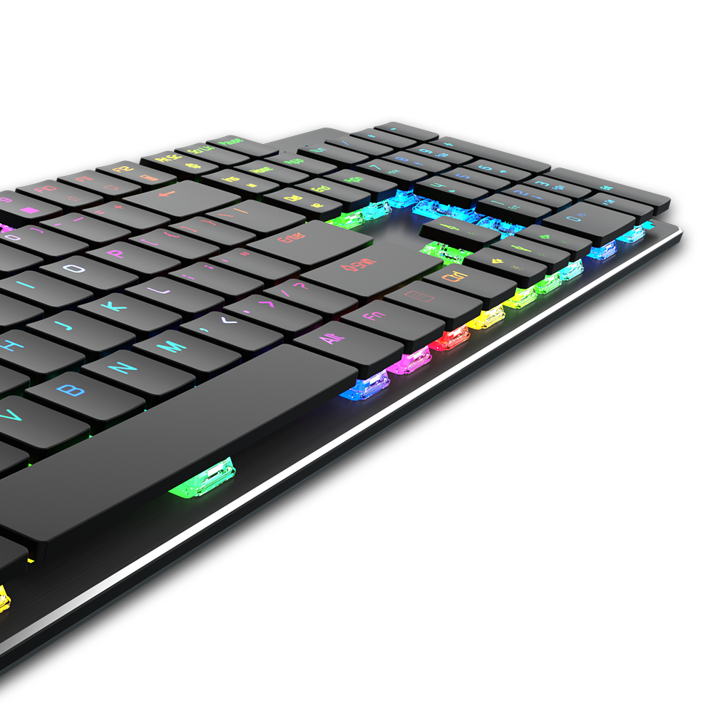 Meetion Ultra-Thin RGB Mechanical USB Keyboard