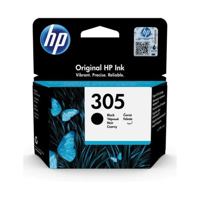 HP 305 Black Standard Yield Printer Ink Cartridge Original Single-pack