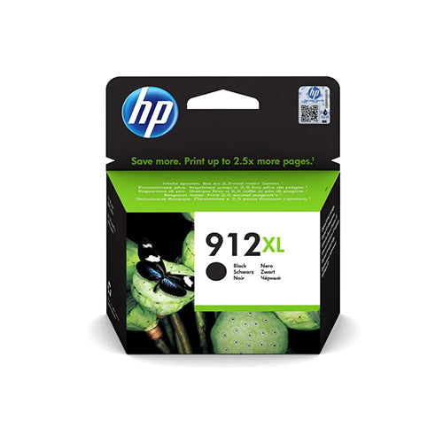 HP 912XL Black High Yield Printer Ink Cartridge Original 3YL84AE Single-pack