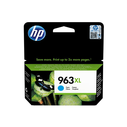 HP 963XL High Yield Cyan Original Ink Cartridge - 3JA27AE