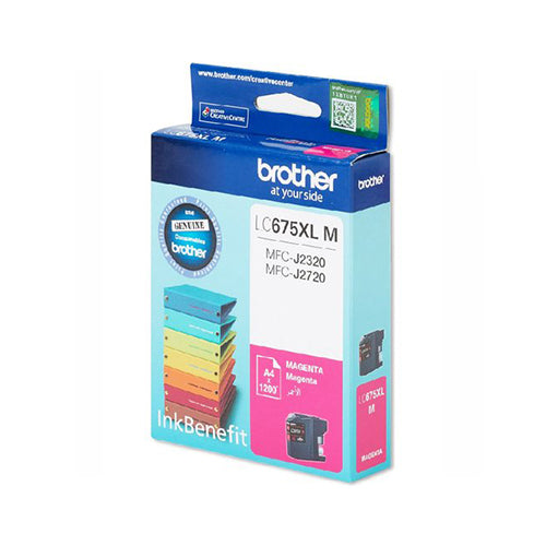 Brother LC675XLM LC-675XL High Yield Magenta Cartridge