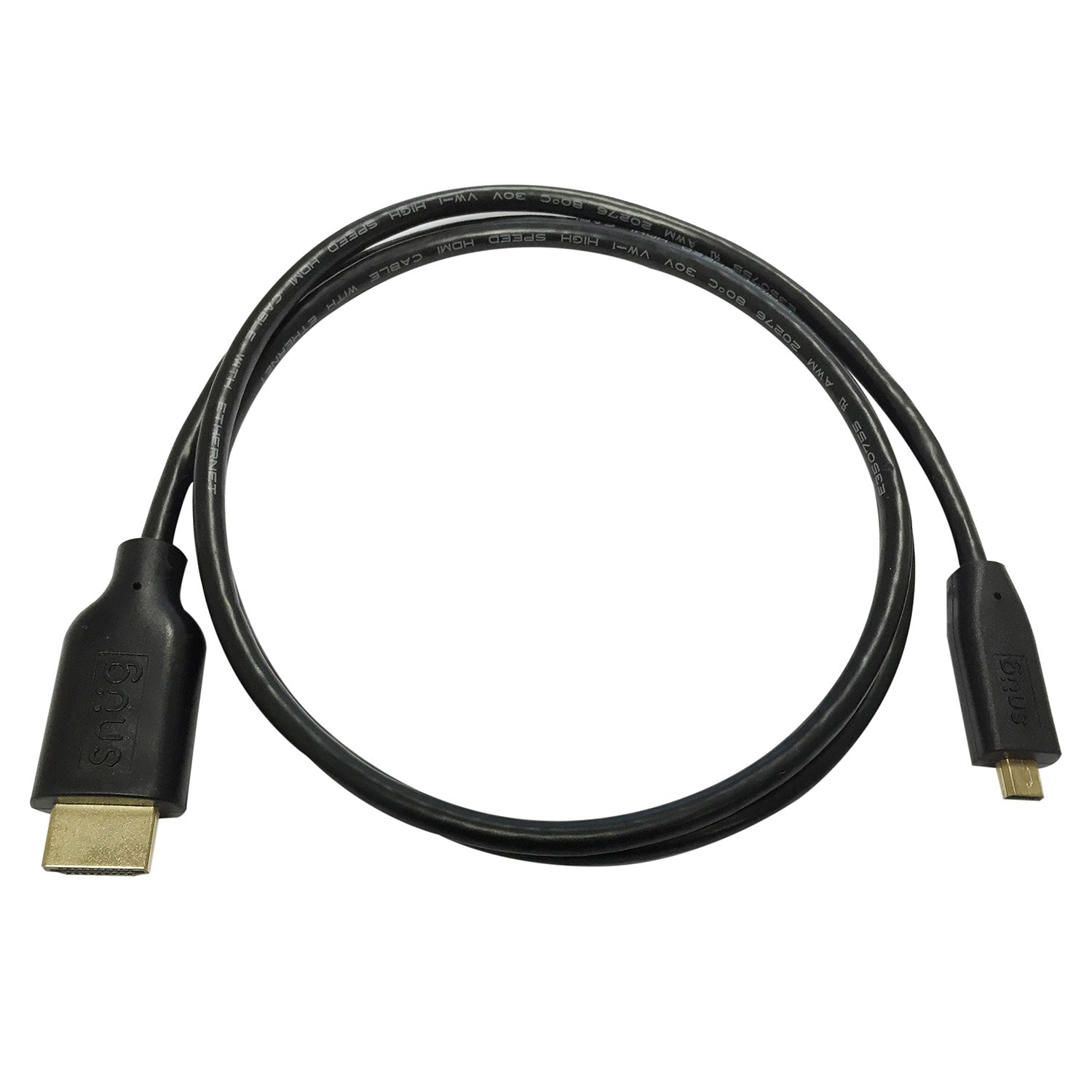 Snug Mini HDMI to HDMI 1.8 Meter Black Video Cable