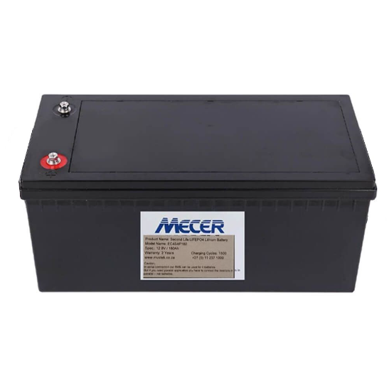 Mecer LiFePO4 12.8V 200Ah Lithium Battery -SOL-B-L-M200