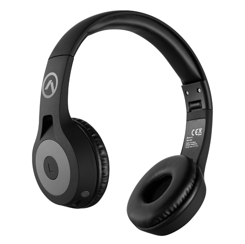 Amplify Bluetooth Wireless Headphones - Fusion 2.0 Series - Black/Grey