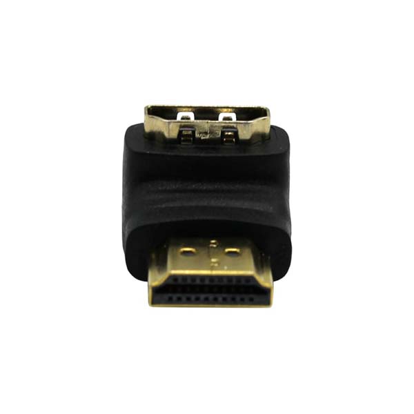 Gizzu HDMI Male to Female Adapter - 90 Degree Bend Connectivity
